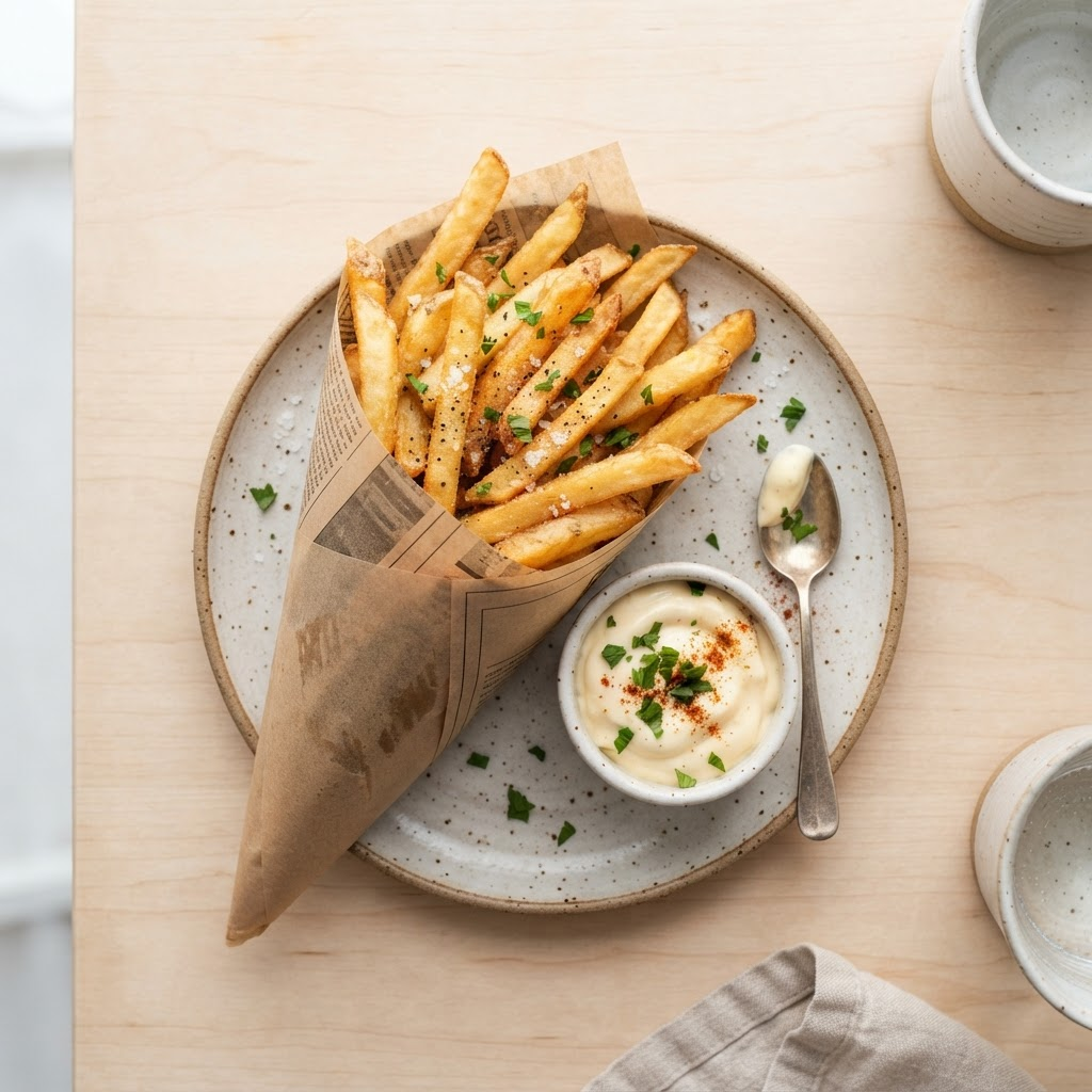 Franskar með aioli